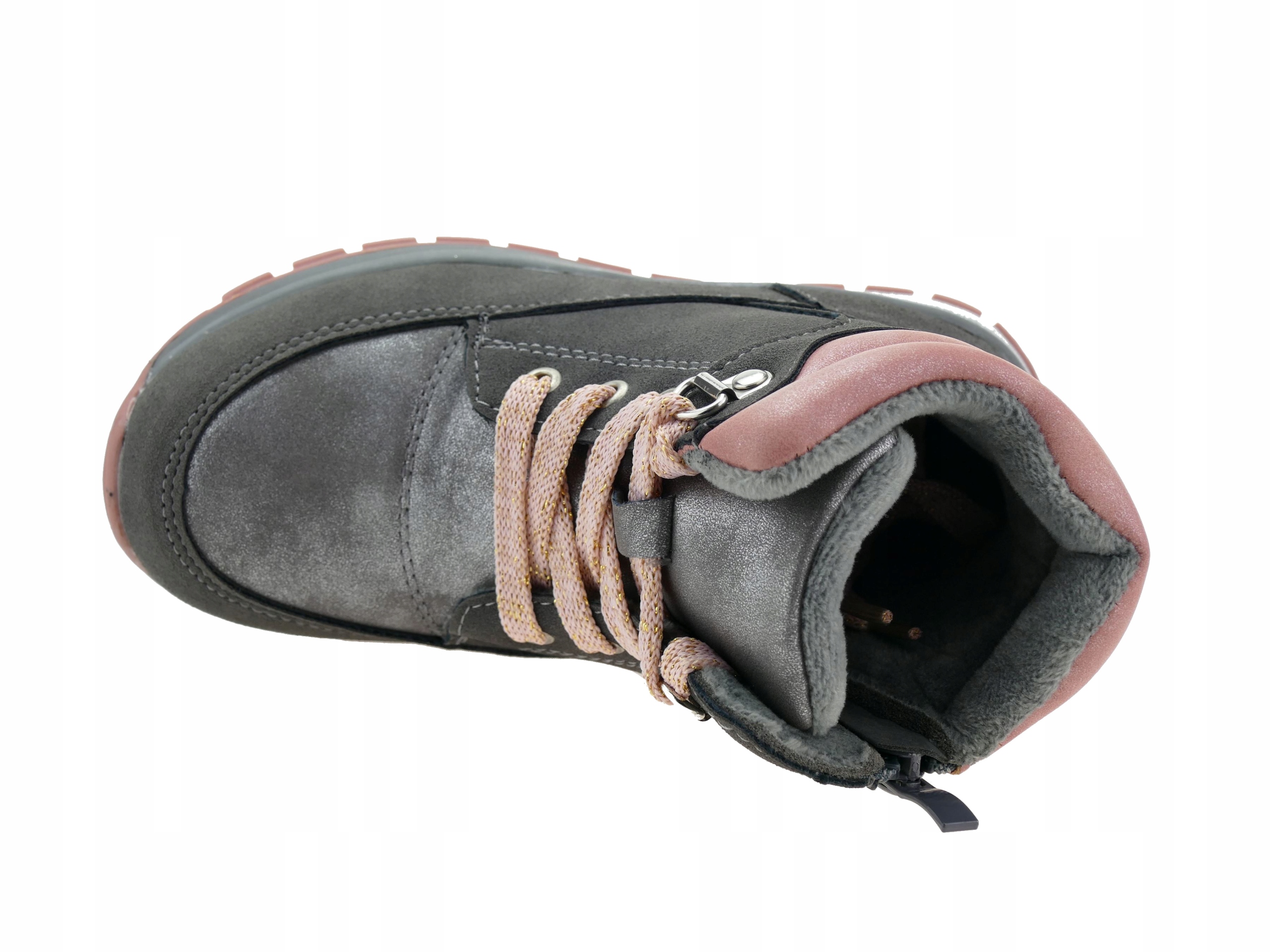 BUTY ZIMOWE DZIEWCZĘCE OCIEPLANE ŚNIEGOWCE 26 Długość wkładki wew. 16.4 cm