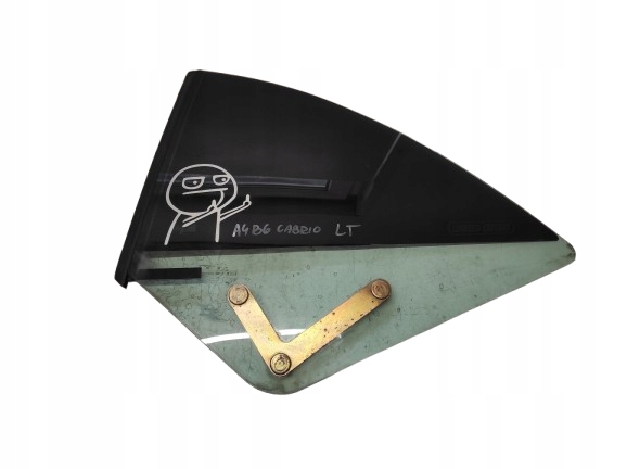 AUDI A4 B6 CABRIO 02- SZYBA LEWA TYŁ