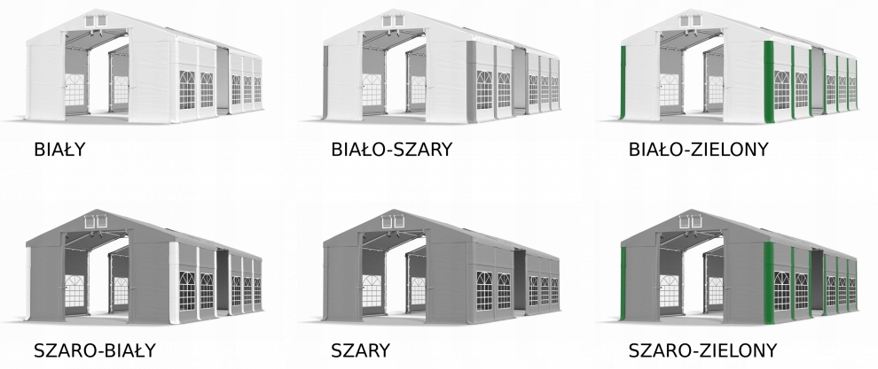 Namioty Warsztatowe 5x21m [3m] Imprezowe DAS 580 W Stan opakowania oryginalne