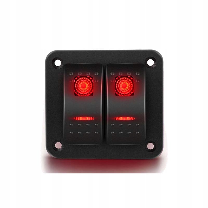 PRZEŁĄCZNIKI DO JACHTU 2X RED 12-24V - 05995