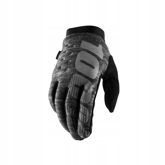 Rękawice Motocyklowe Rowerowe 100 Procent Brisker Softshell Szare M