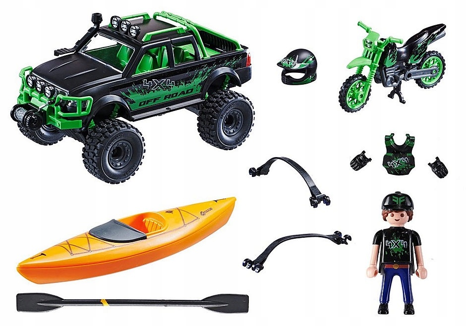 PLAYMOBIL 70460 Jeep Motor Cross Terenowy Warrior Płeć chłopcy dziewczynki