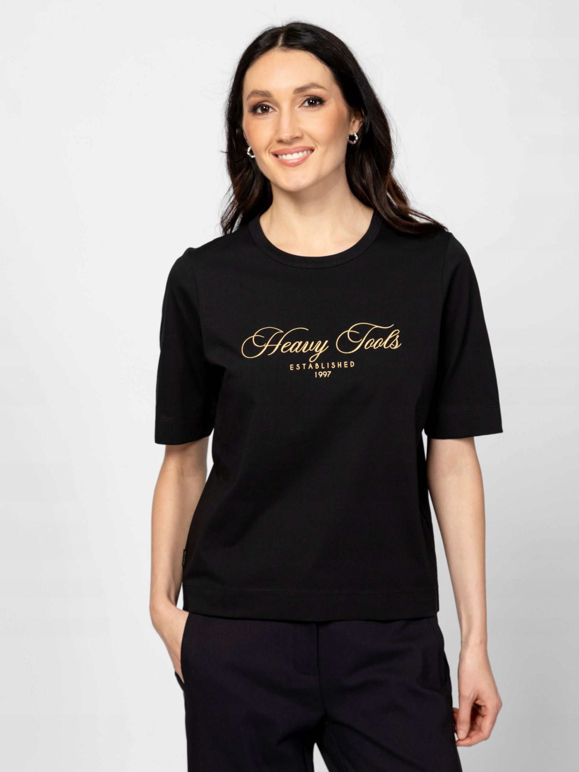Heavy Tools Dámské Tričko T-shirt Miani Black Černá L