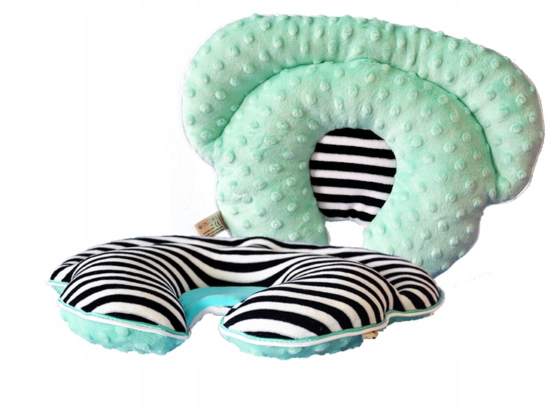 

Poduszka do wózka łóżeczka Zebra Płaska Główka