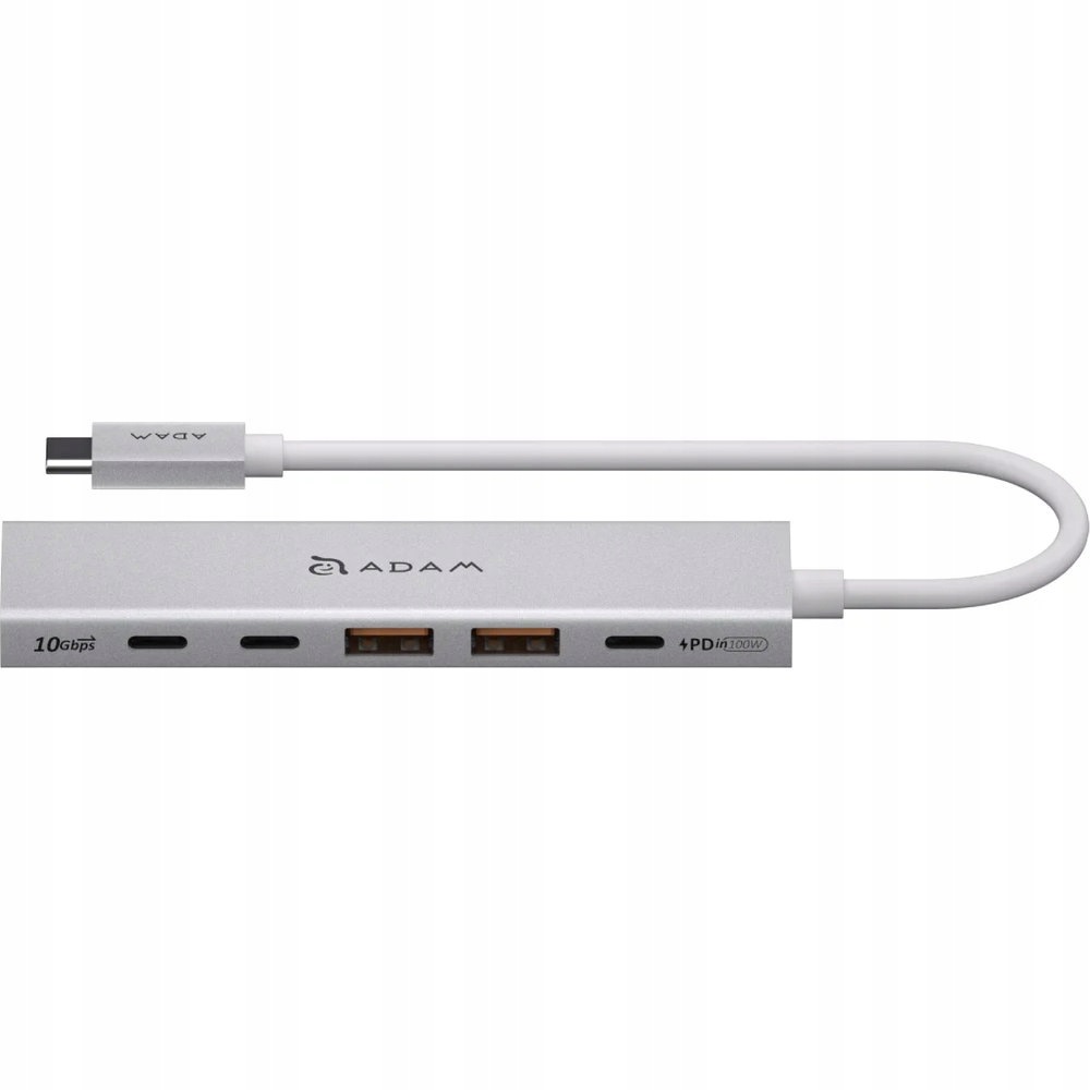 Hub 6 v 1 Usb-c Pd 100W 2x Usb-a/usb-c 10 GB/s, Hdmi 4K/60Hz, Adam Elements