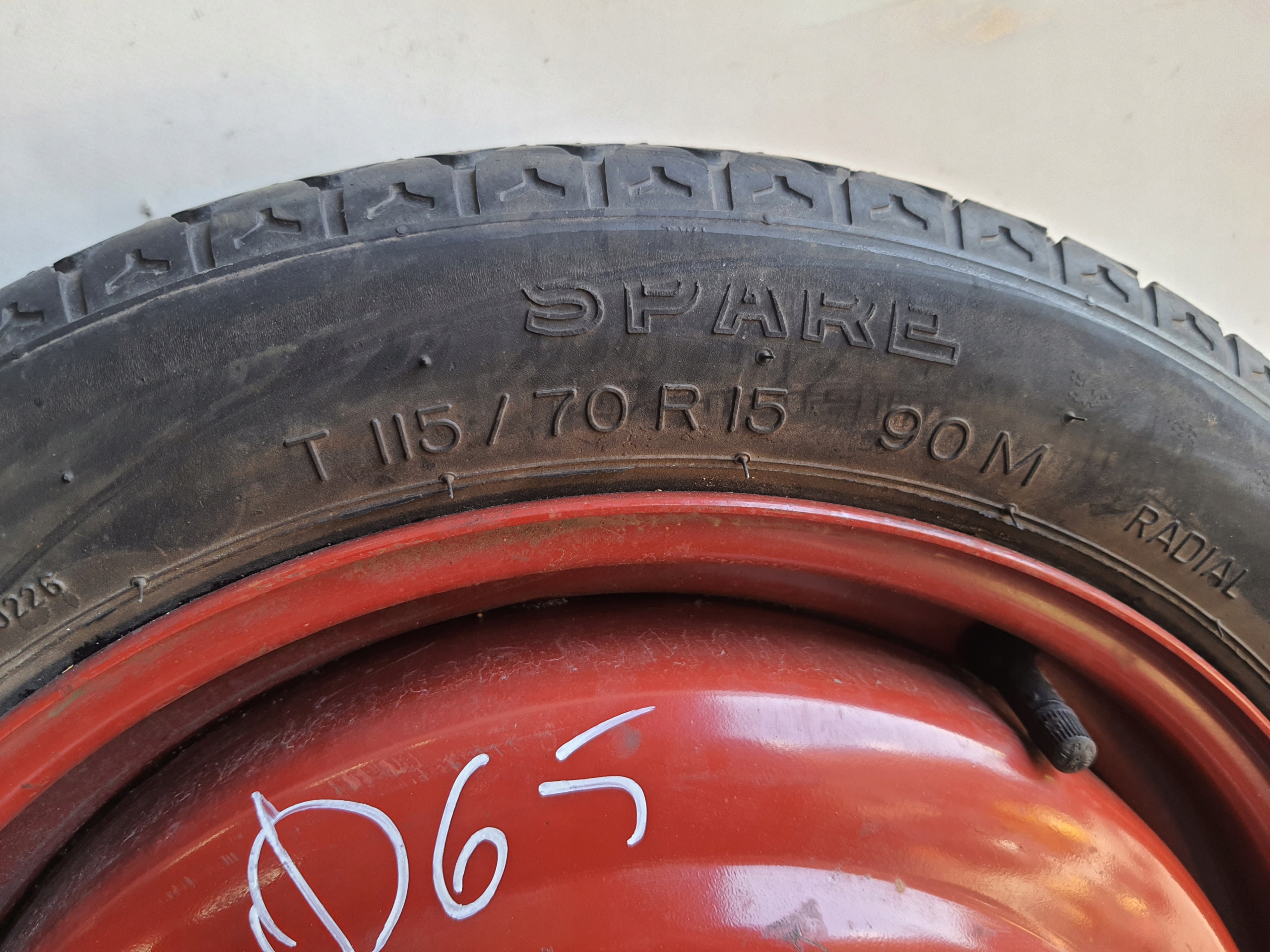 115/70 15 5X110 ET49 wheel spare SAAB