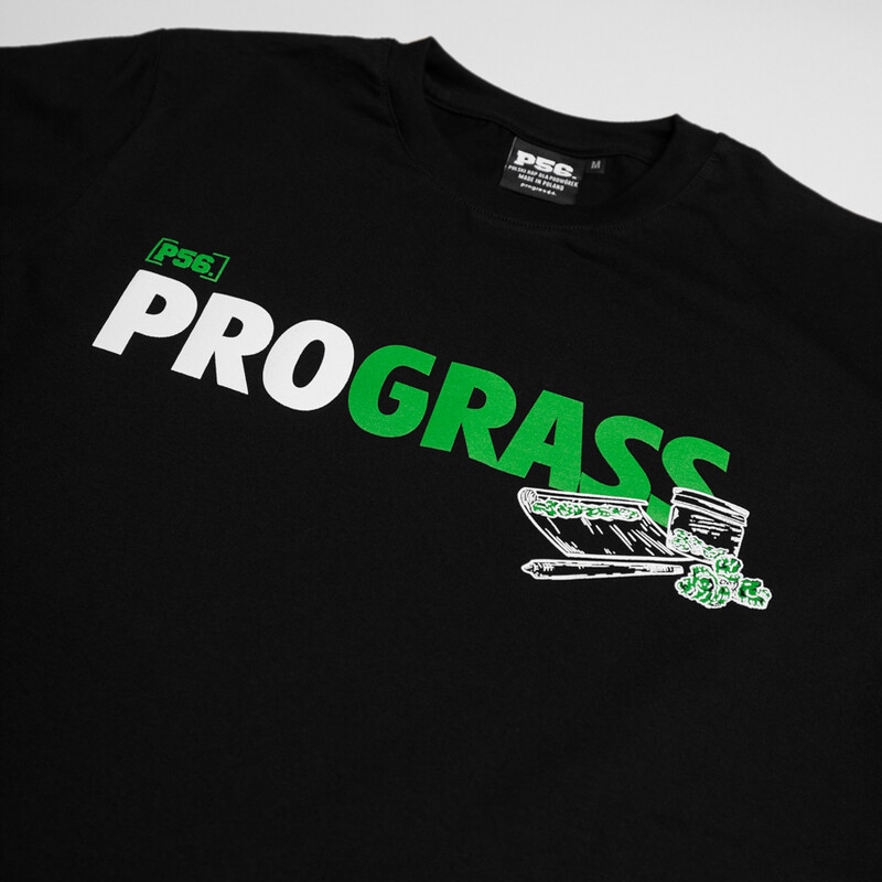 DUDEK P56 Koszulka T-shirt PROGRASS SET Czarny / XXXL Model PROGRASS SET