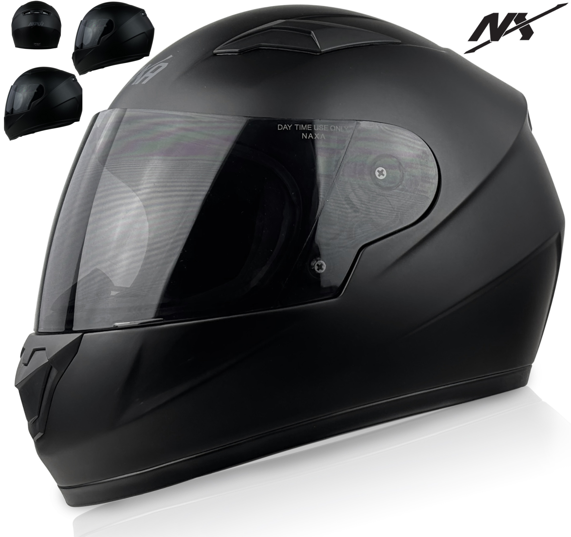 Dětská Motocyklová Přilba Naxa JUNIOR|INTEGRÁLNÍ|F34 r.YXL Barevné Hledí