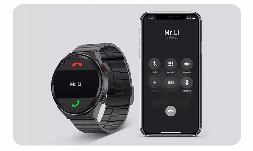 SMARTWATCH ZEGAREK MĘSKI ROZMOWY 1,5'' E2E 454x454 Transmisja danych brak