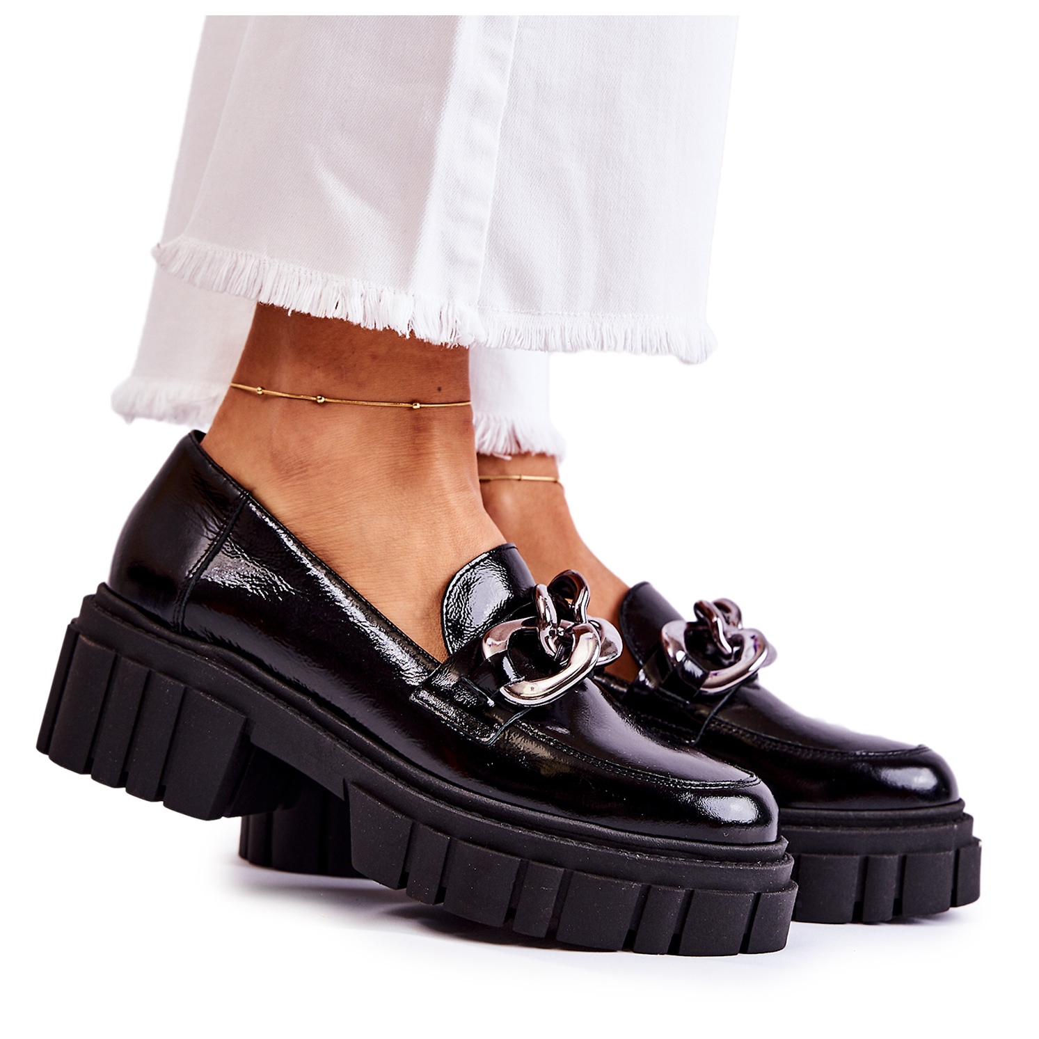 

Półbuty Loafery Skórzane Laura Messi 2339 r.39
