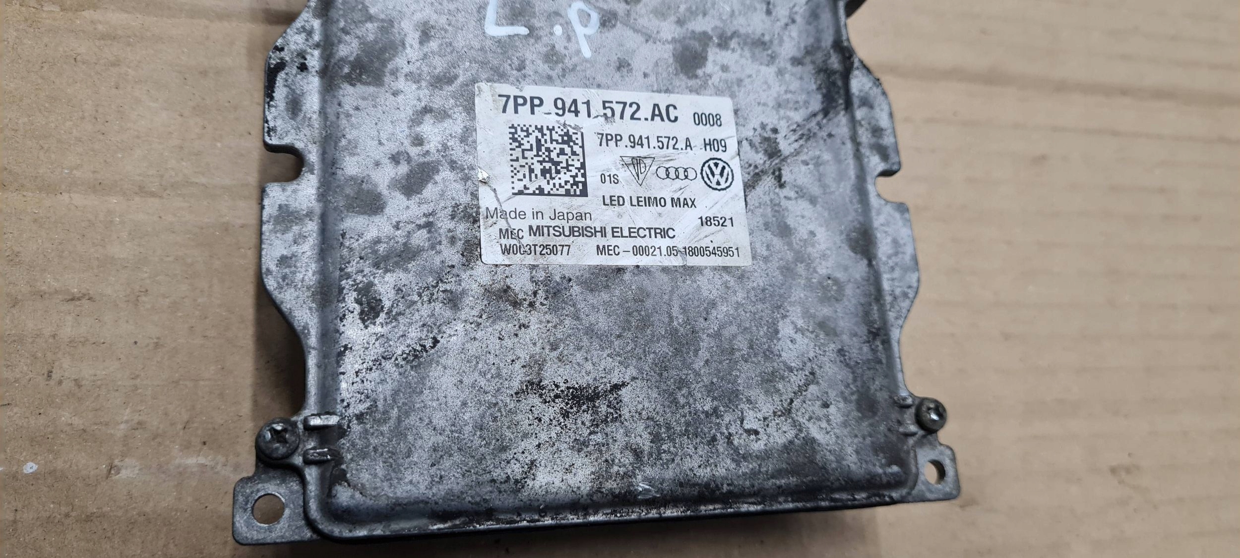 S5 8W A5 control unit LED lights FULL LED front ORG 7PP941572AC Q5 80A A4 B9