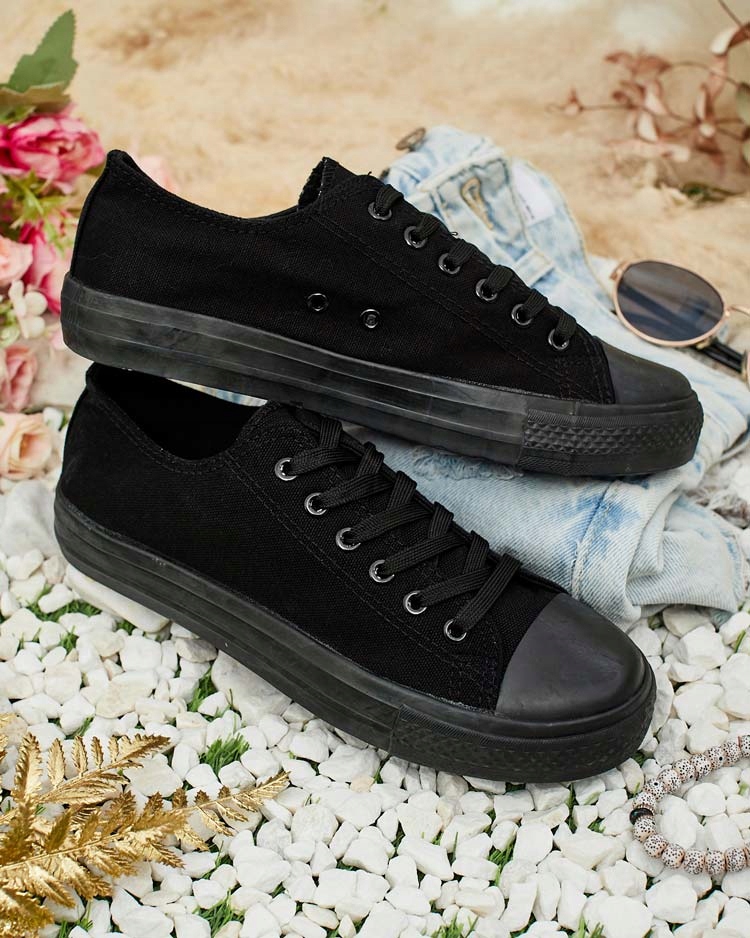 CZARNE TRAMPKI DAMSKIE HIRRI 40 Płeć kobieta