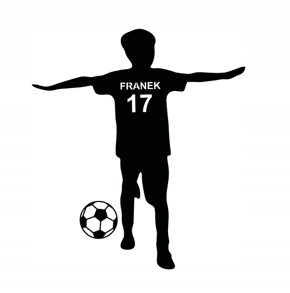nástěnná dekorace Obraz vzor Fotbalista