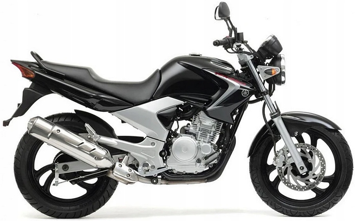 Samolepky Na Motocykl Juula Pro Yamaha Ybr 250 2007-2009 Černé X Smx