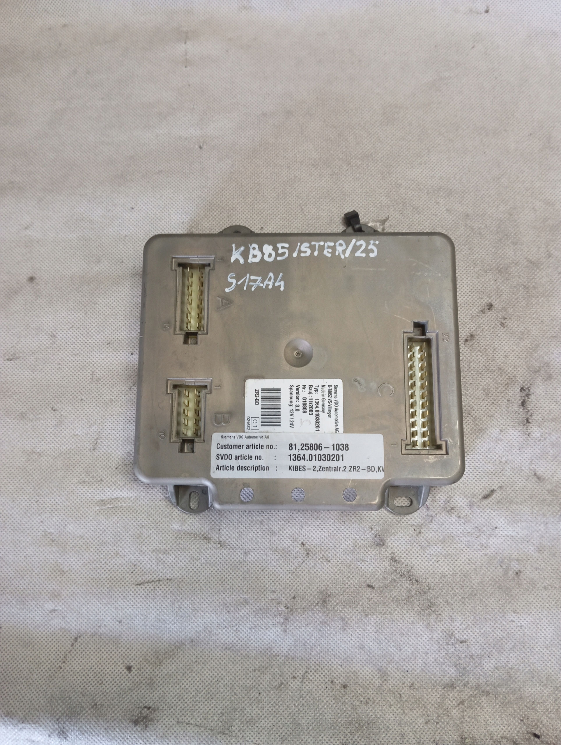 computer control unit module 136401030201
