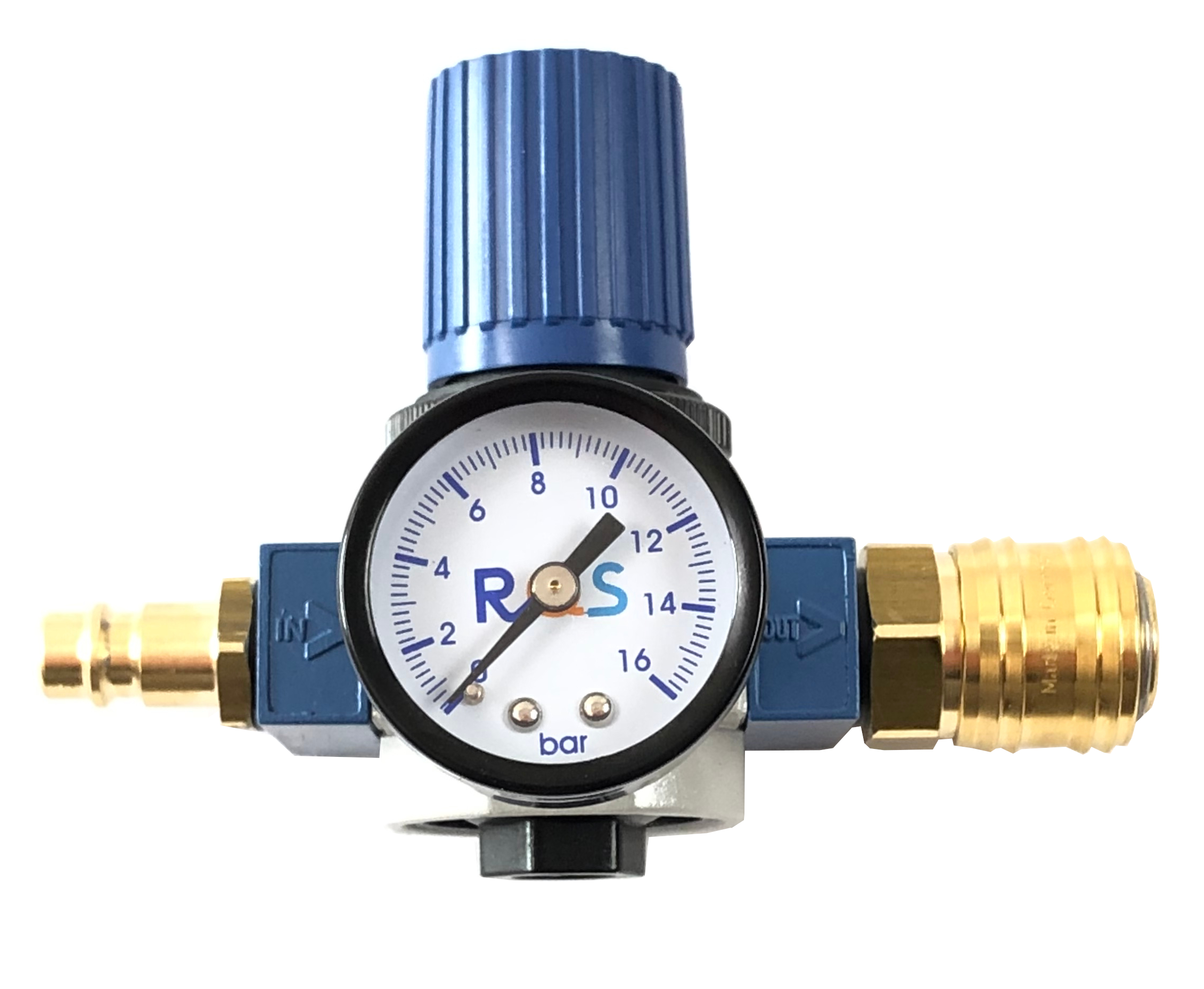 REDUKTOR CIŚNIENIA Z MANOMETREM OR-1/4-MINI RECTUS