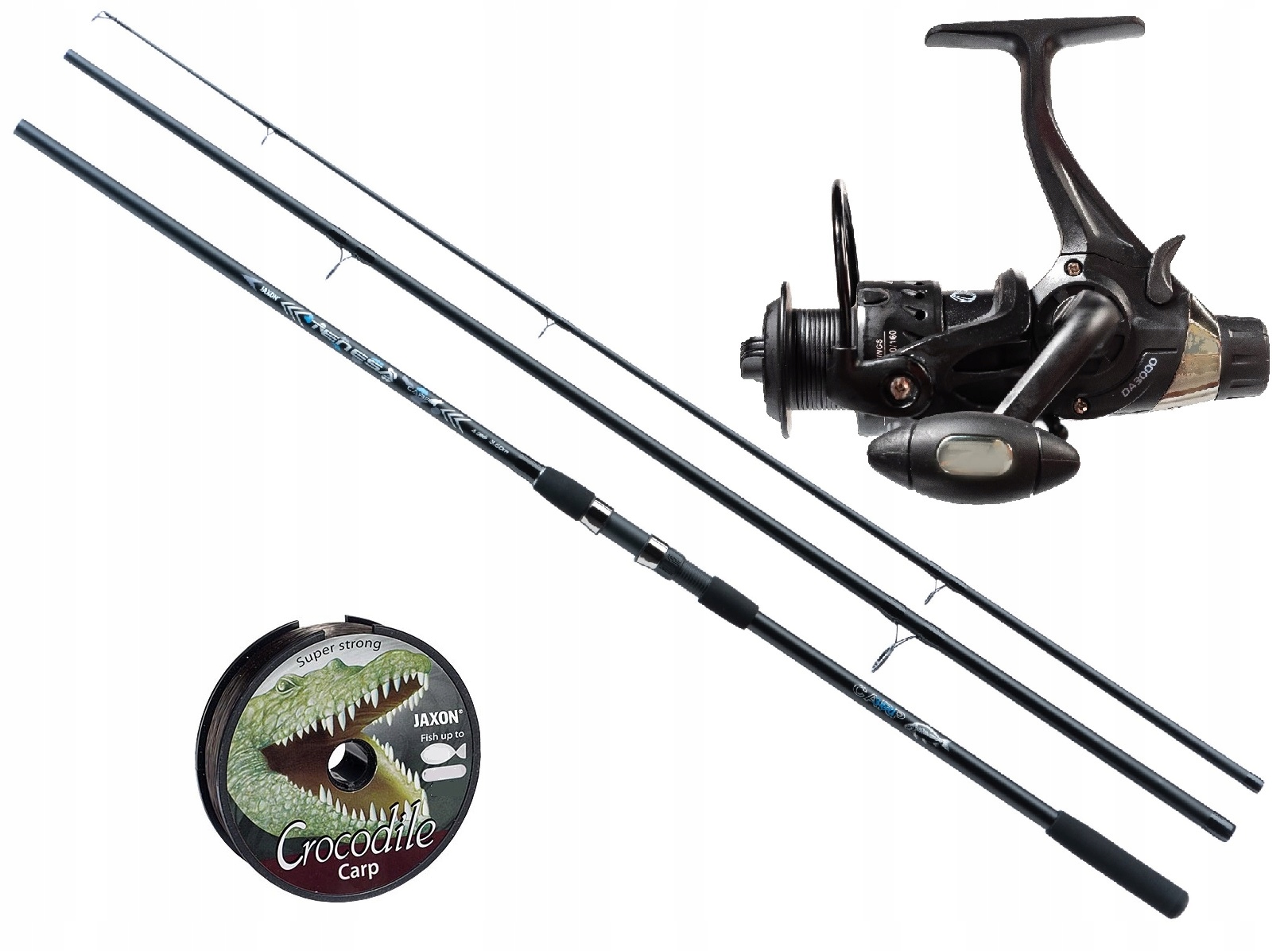 Zestaw Karpiowy Gruntowy Wędka Jaxon kołowrotek