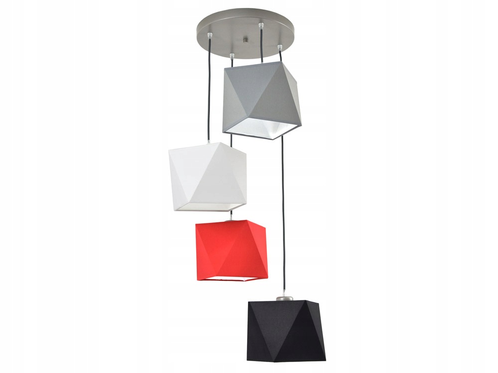 Velká lampa Stropní Svítidlo Lustr Abažur Diamant 299-E4