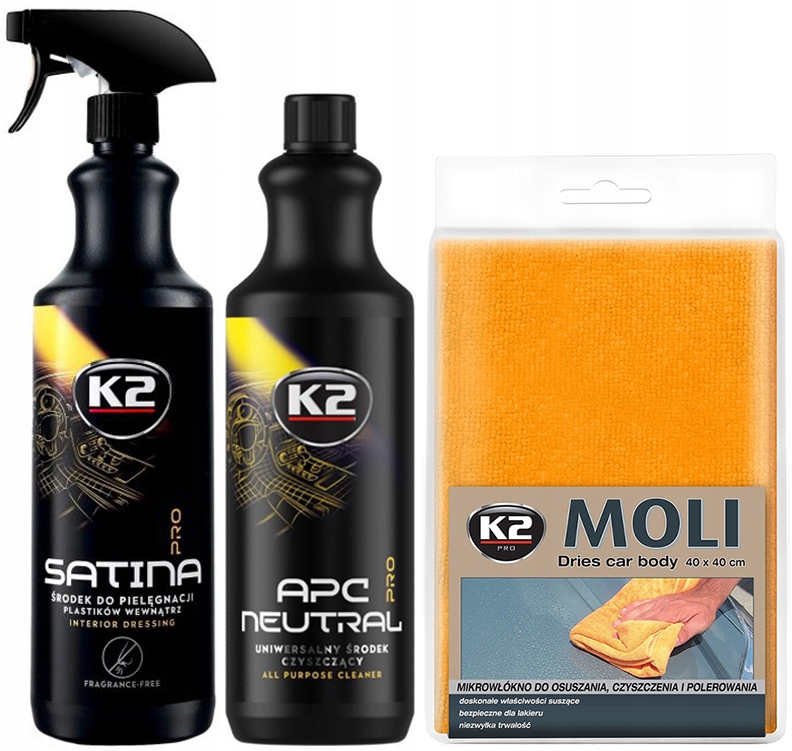 

K2 Pro Satina Dressing Apc 1L Zestaw Do Kokptiu