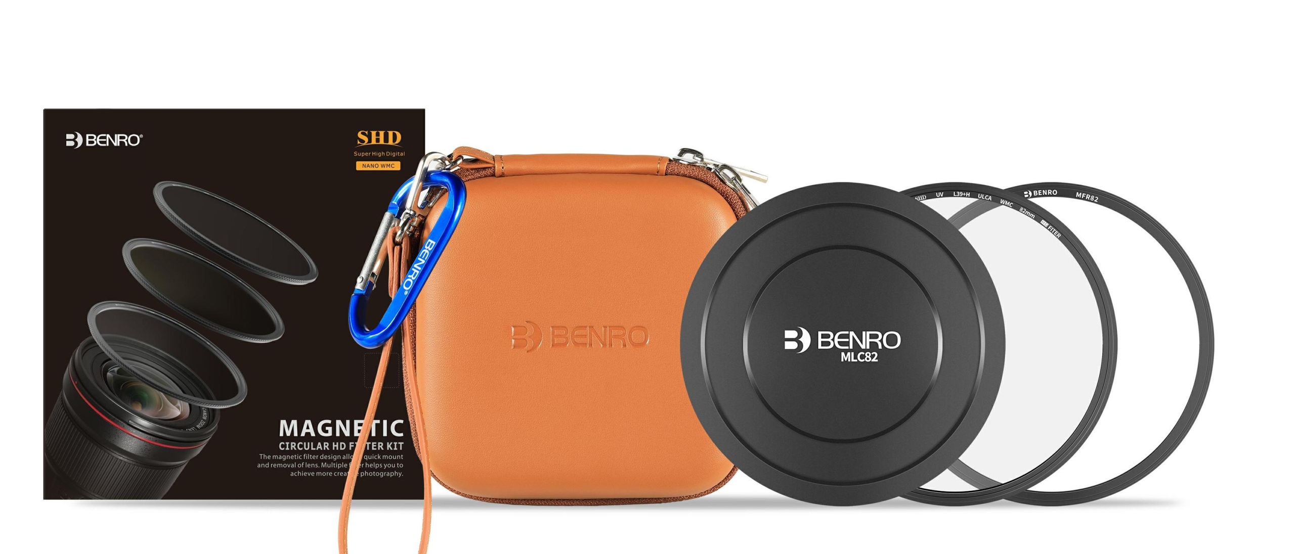 Benro SHDMUVH82K Zestaw filtrów magnetycznych Uv 82mm z akcesoriami