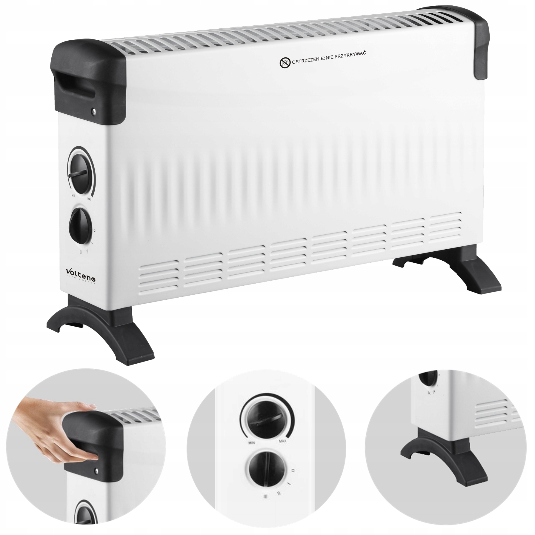 Elektrický Konvektor, Energeticky Úsporný Termostat 2000 W