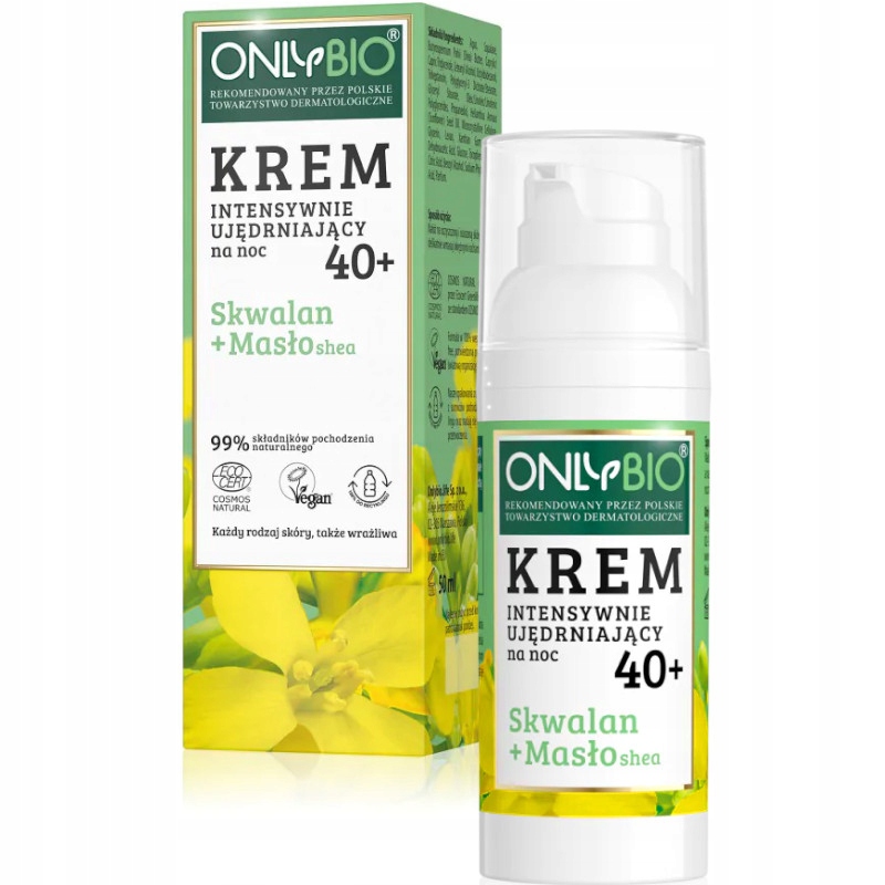 

Only Bio 40+KREM Intensywnie Ujędrniający Na Noc