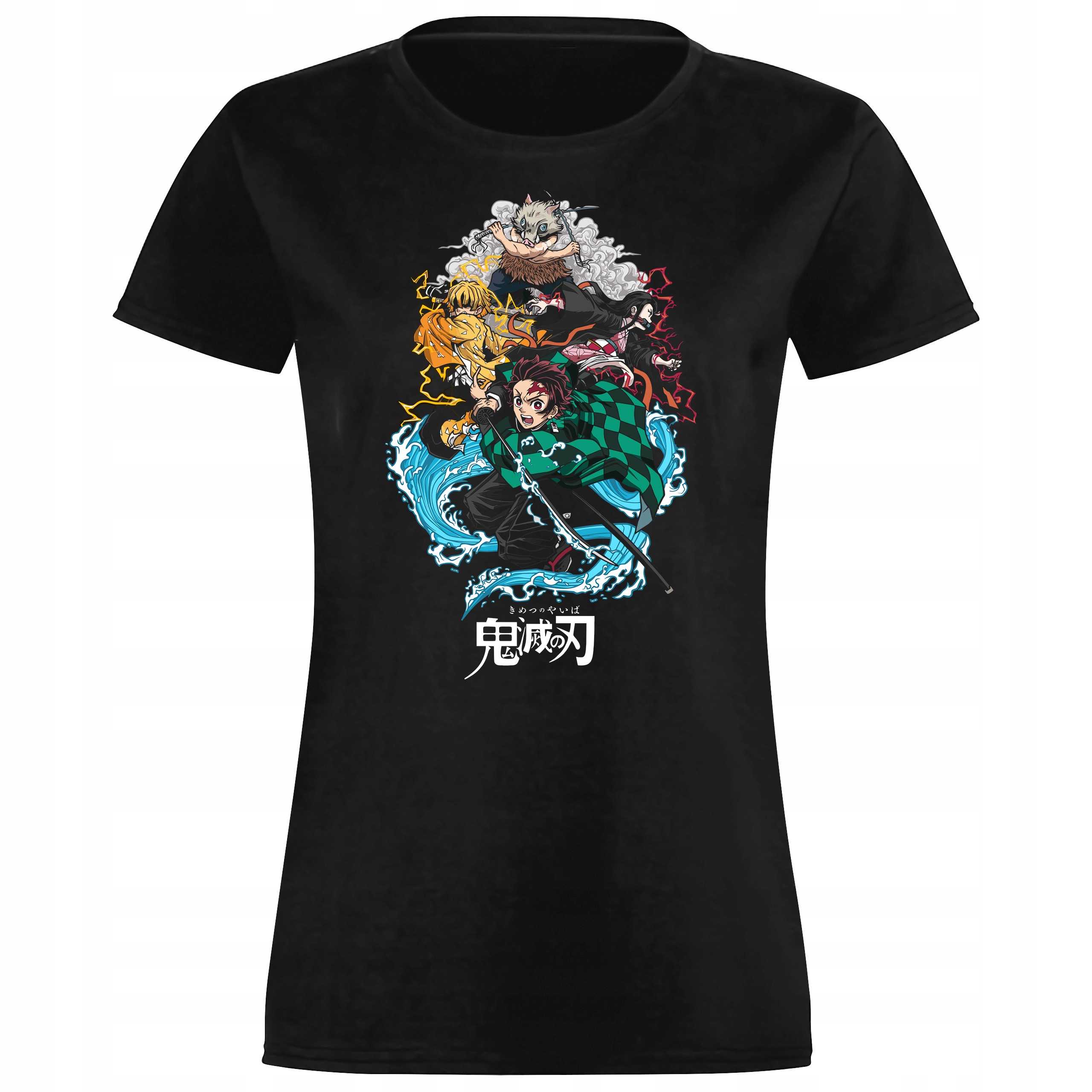 

Damska Koszulka T-shirt Kimetsu No Yaiba Roz.m