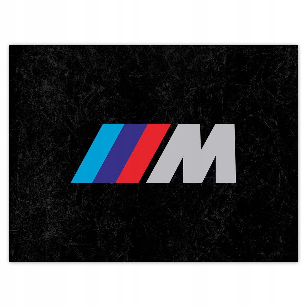 

Plakat 40x30 M Power znaczek Bwm Auto