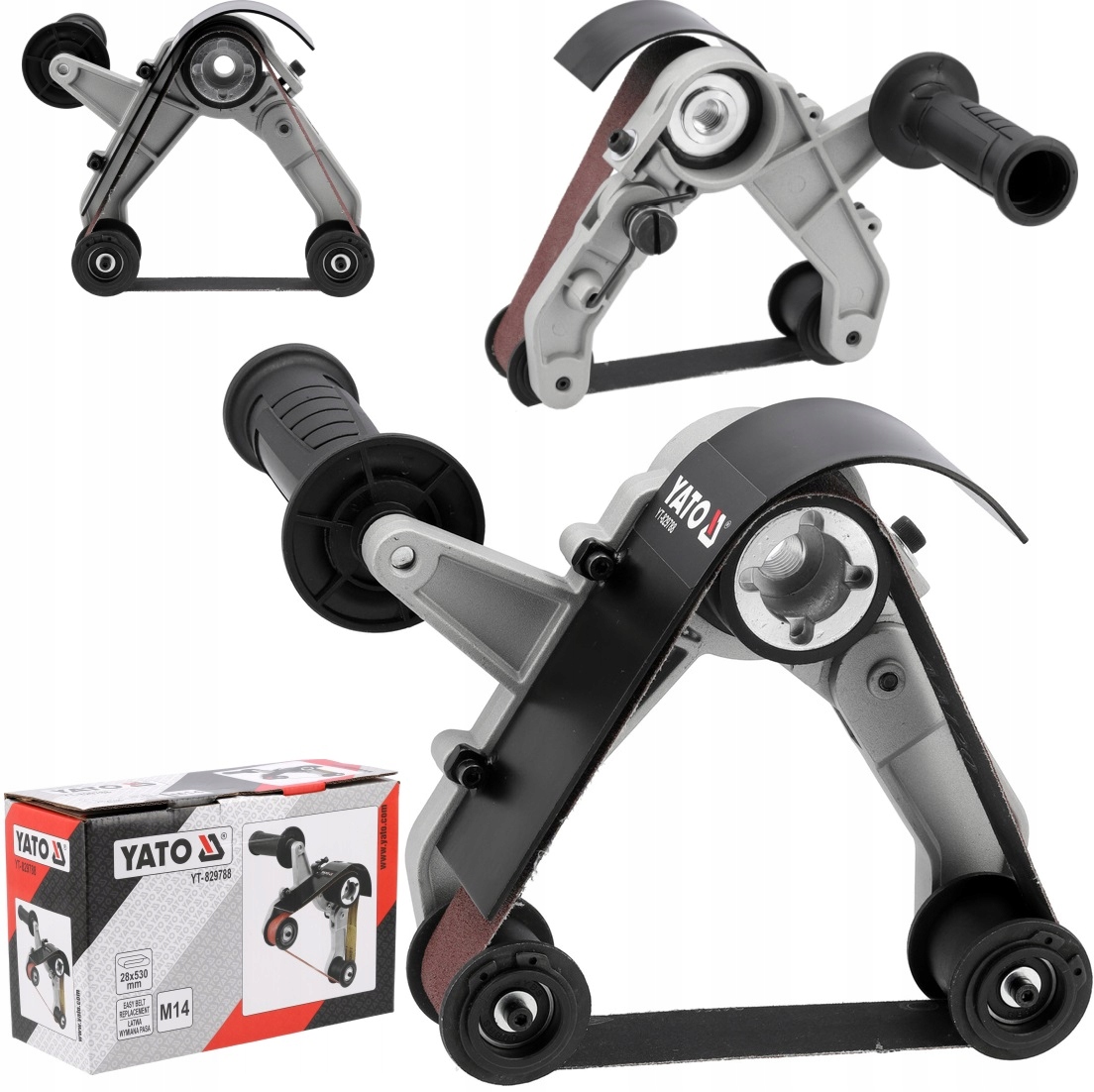 Yato Nástavec Pro Pásovou Brusku Na Úhelník 125 MM, Páska 533 X 13 MM YT-829788