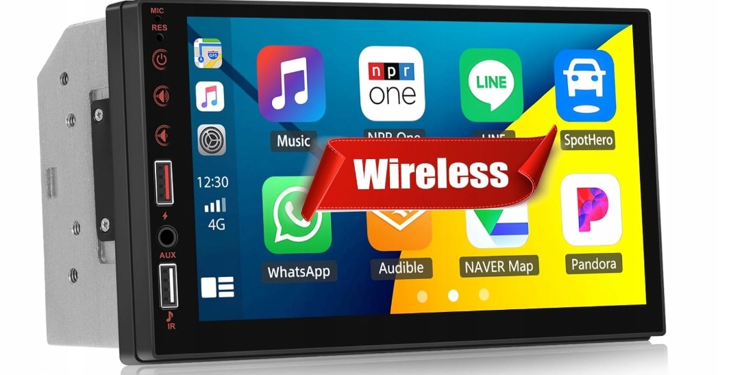 A3896 Car Play Bezdrátové autorádio Hd 7"