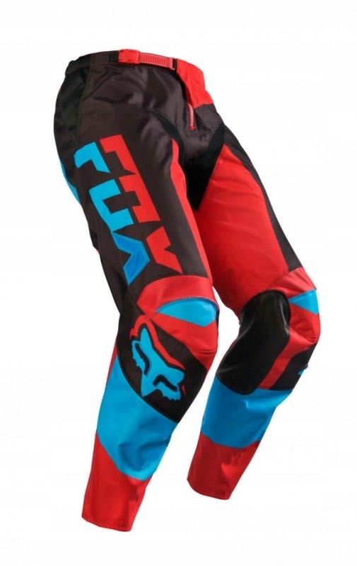 Nohavice Cross Enduro Fox 180 Mako Blue/red Off-road (34)