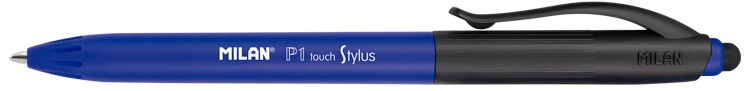 Długopis P1 Touch Stylus niebieski do ekranów dotykowych, Milan