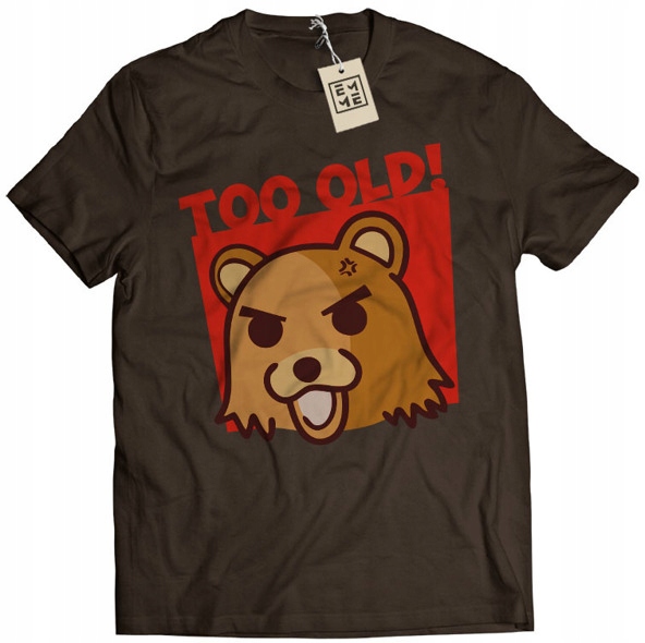 

Koszulka Too Old Pedobear brązowa 2XL
