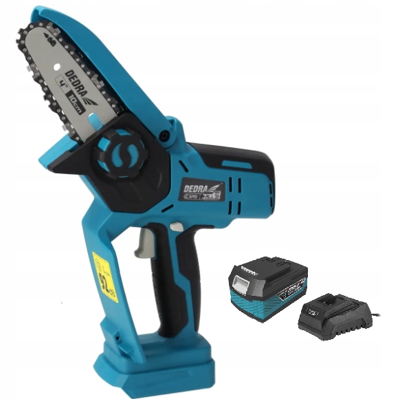 Dedra Mini řetězová pila akumulátor 4AH Sada Sas+ DED7099 18V vodící lišta 4"