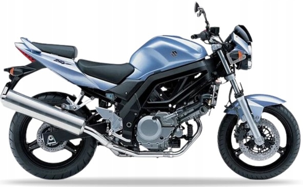 Samolepky Na Motocykl Juula Pro Suzuki Sv 650 2005-2009 Světle Modré Ydv
