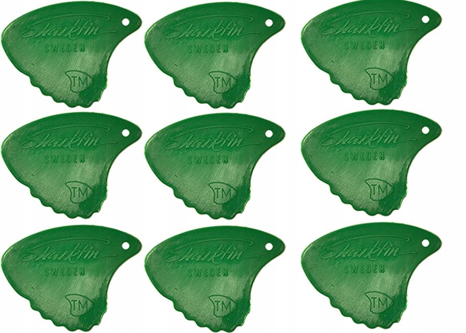 Kostka gitarowa 9 sztuk Sharkfin Tm bardzo miękka