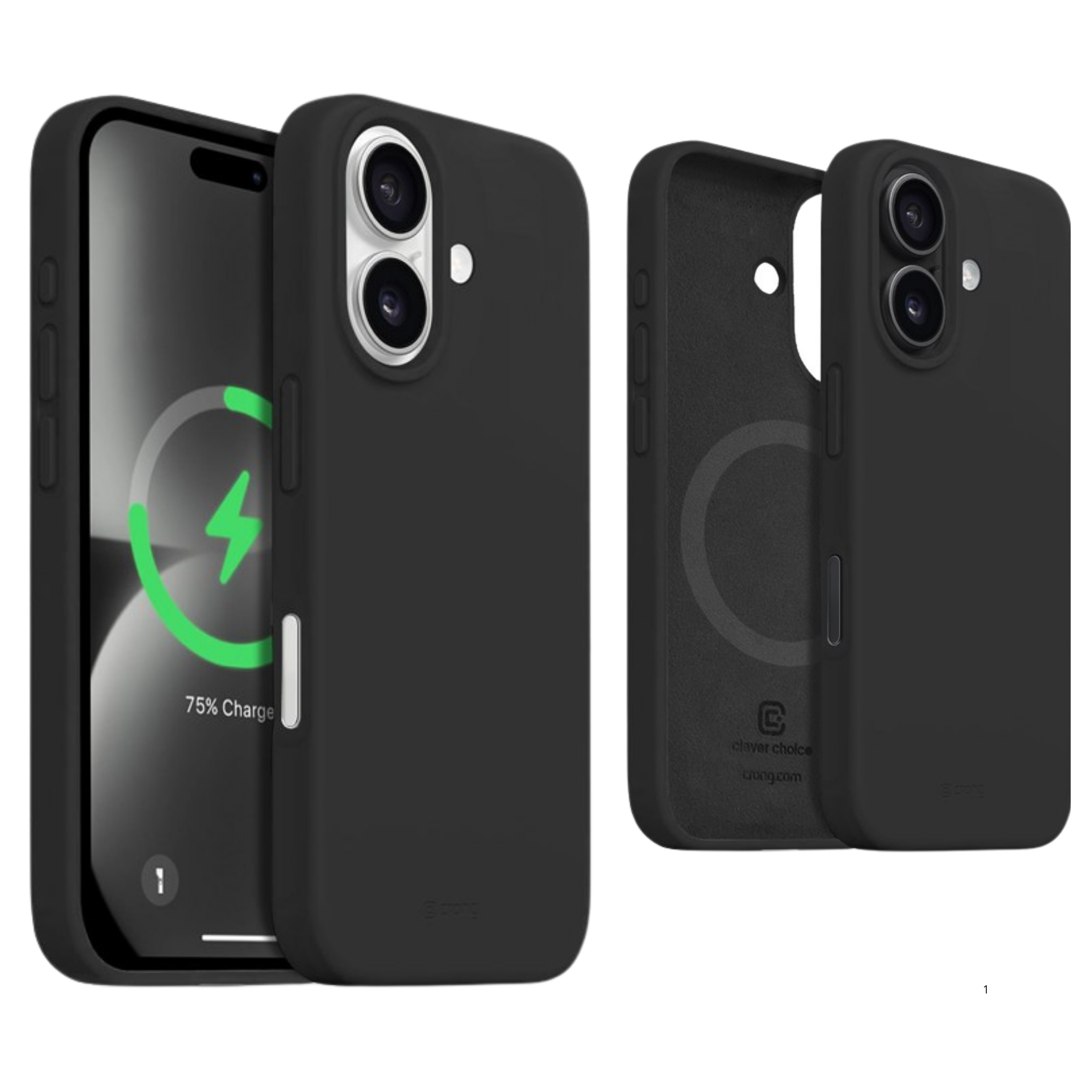 Etui Do iPhone 16 Silikonowe Anti-Shock- MagSafe (czarny)