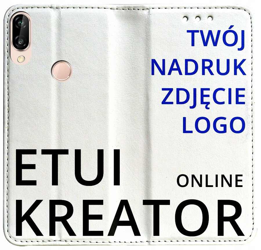 

Etui Portfel Kreator Nadruk do Huawei P Smart 2019