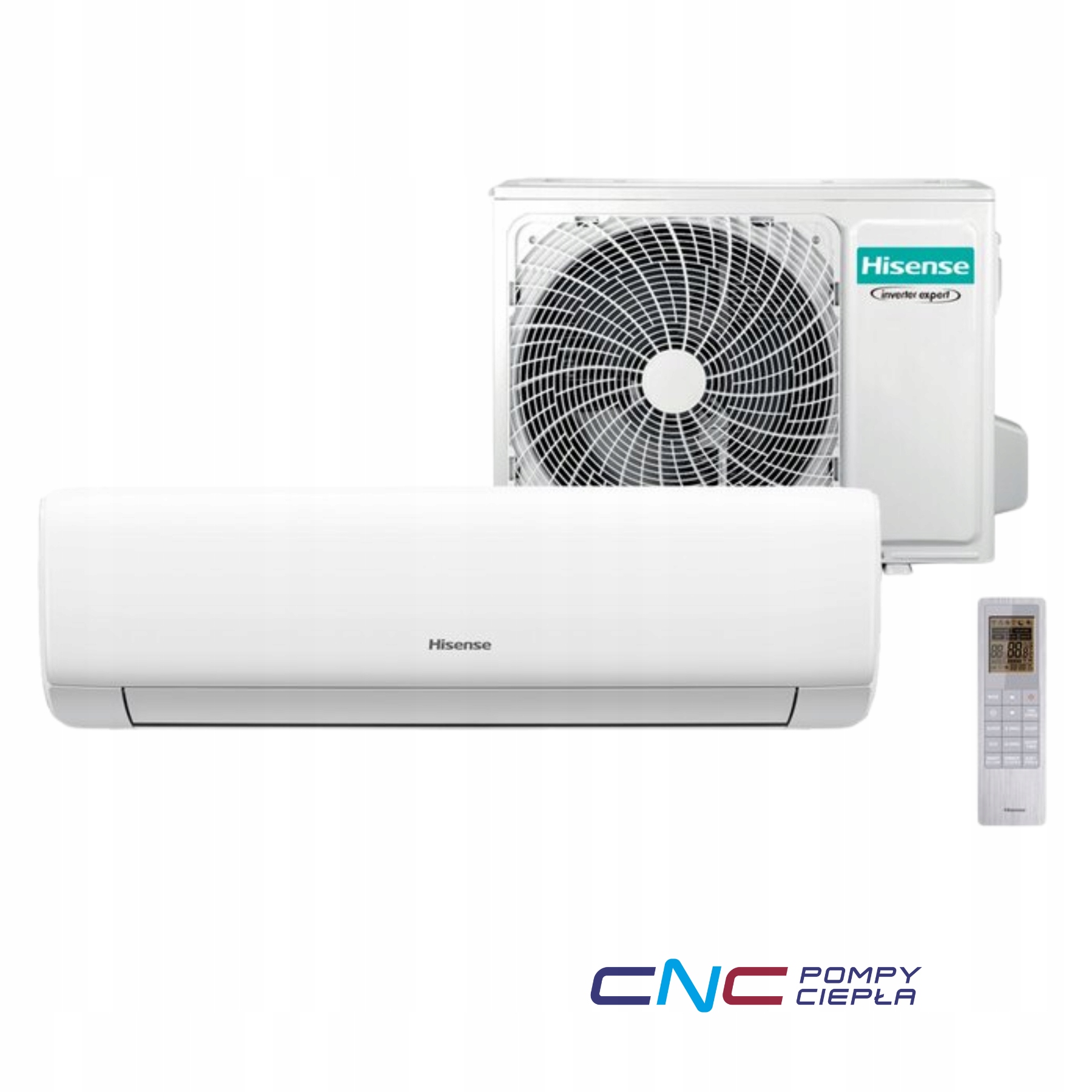 Klimatyzator Hisense 2,6 kW Wings Comfort KB25YR4B Biały, Jonizator