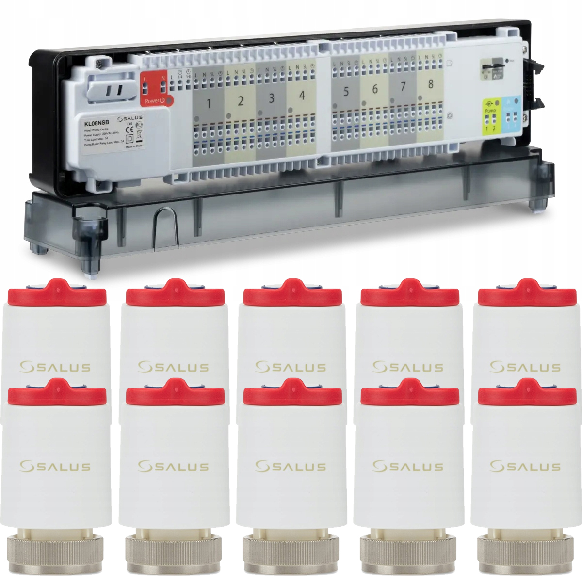 Ovládacia Lišta Pre Podlahové Vykurovanie Podlahy Salus Pohony 10