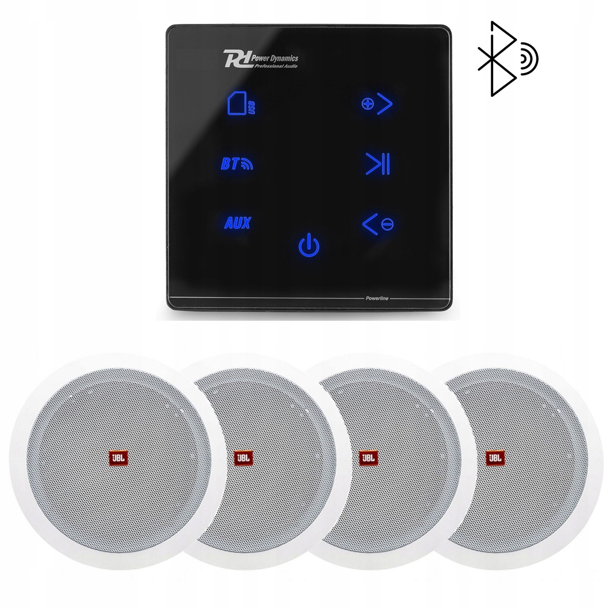 Sada Stropných Reproduktorov Jbl Stage 4 Biela Bt