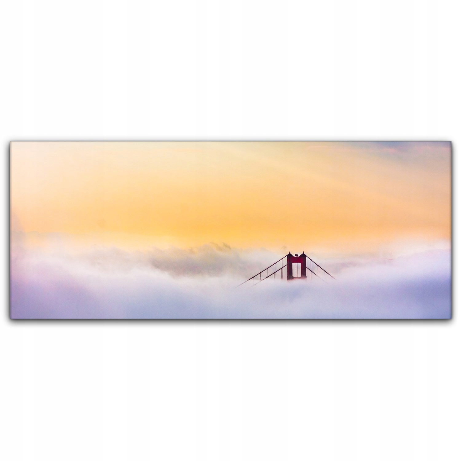 

Canvas na ramie na ścianę 125x50 Golden Gate Most