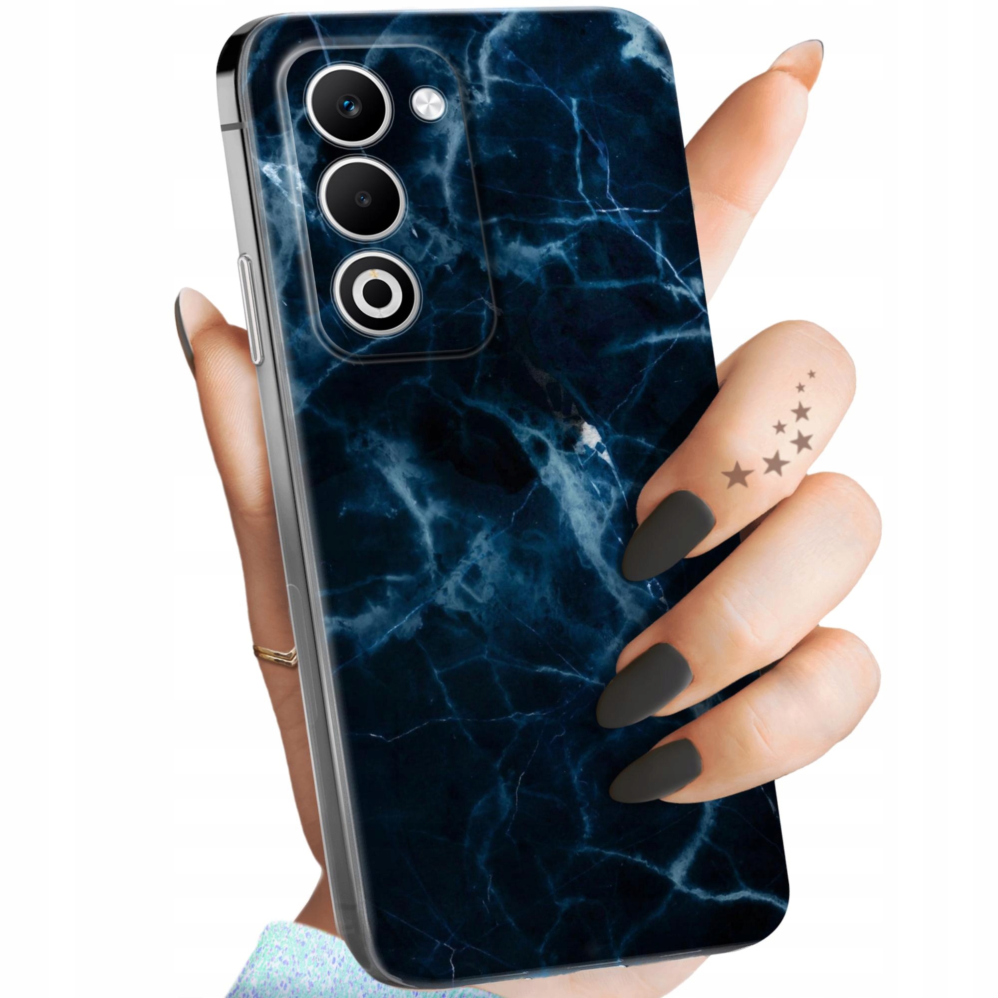 Etui Do Oppo A5 5G Granatowe Obudowa Pokrowiec Case