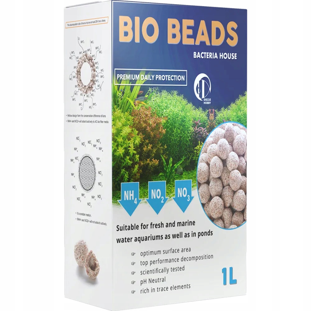 Levně Bio Beads domeček pro bakterie 1 litr