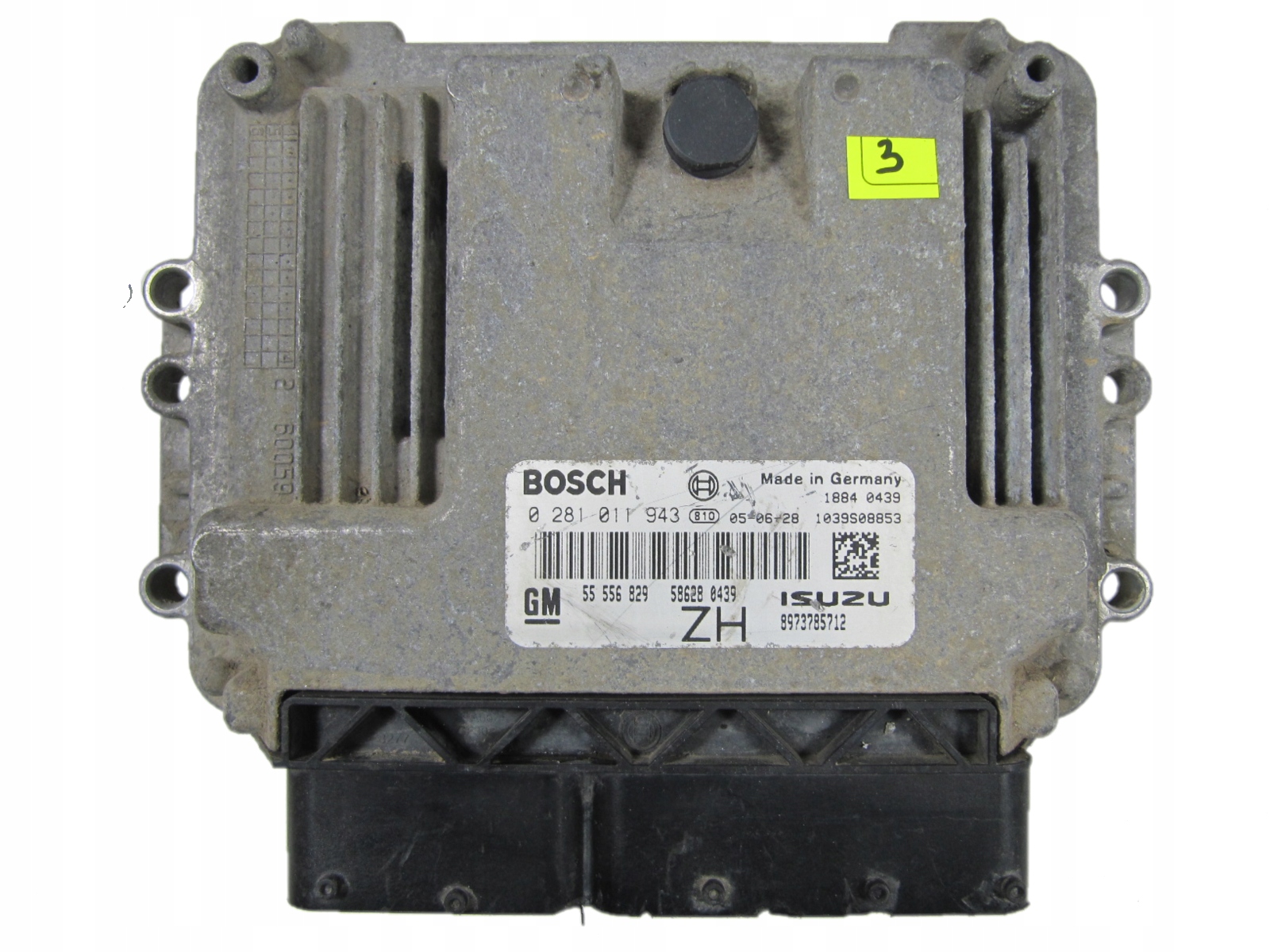 OPEL ASTRA H 1.7 CDTI KOMPUTER 0281011943 ZH