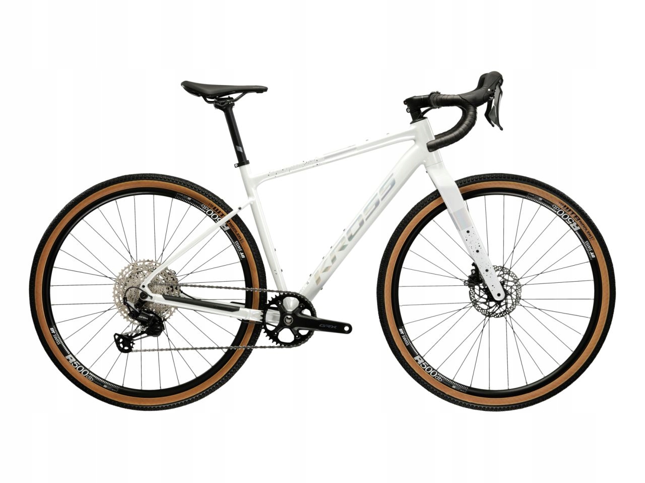 Rower gravel Kross Esker 5.0 Ultra rama L 20 cali koło 28 " biały