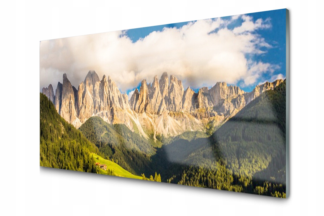 

Panel szklany Płytka Szczyty Gór Chmury 100x50