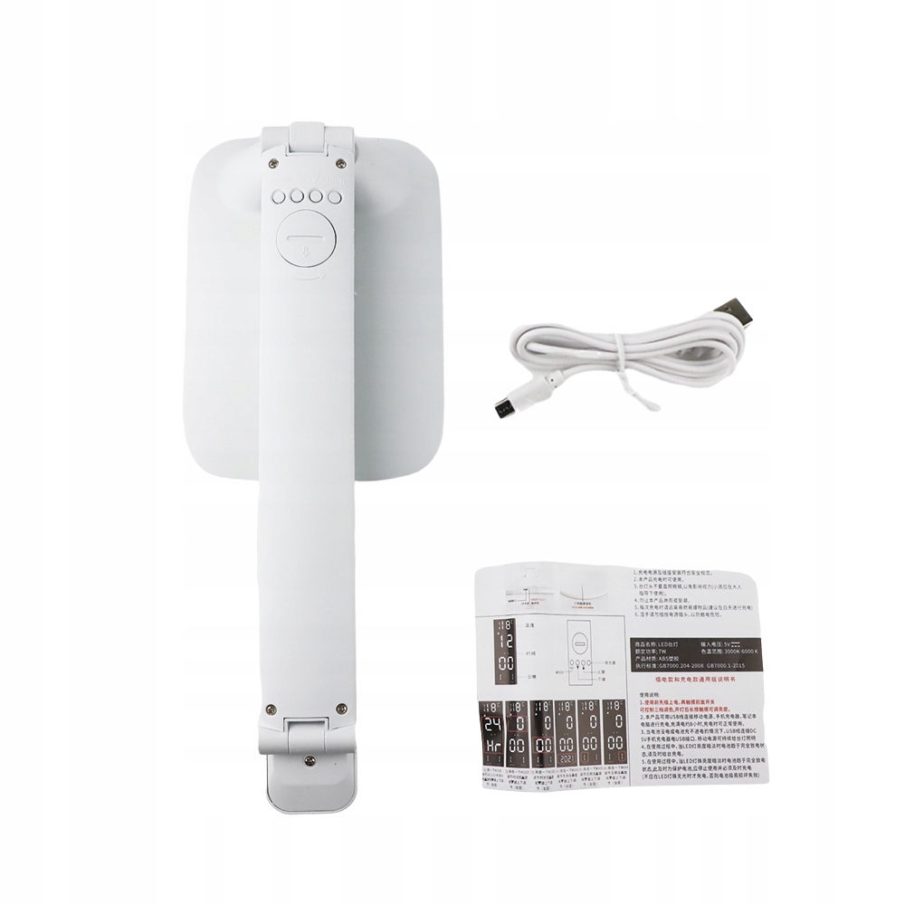 LAMPKA NA BIURKO BIURKOWA SZKOLNA LED Z KALENDARZ Zasilanie sieciowe