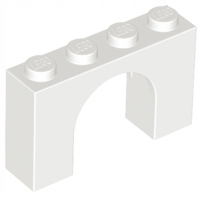 

10 szt, Lego 6182 White biały Arch 1 x 4 x 2