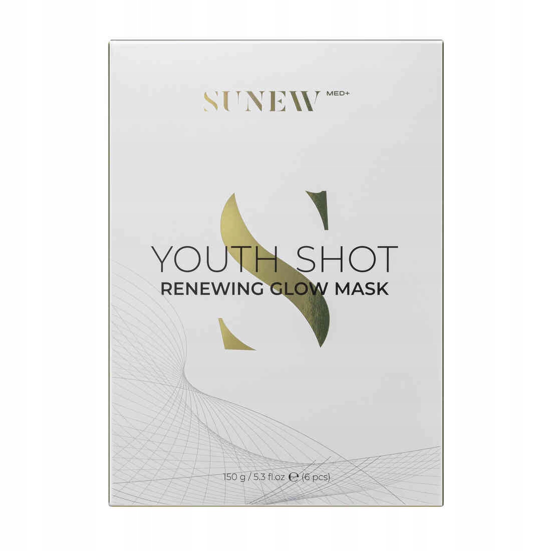 Sunew Med+ Youth Shot textilní maska Injekce mládí 6 Kusů